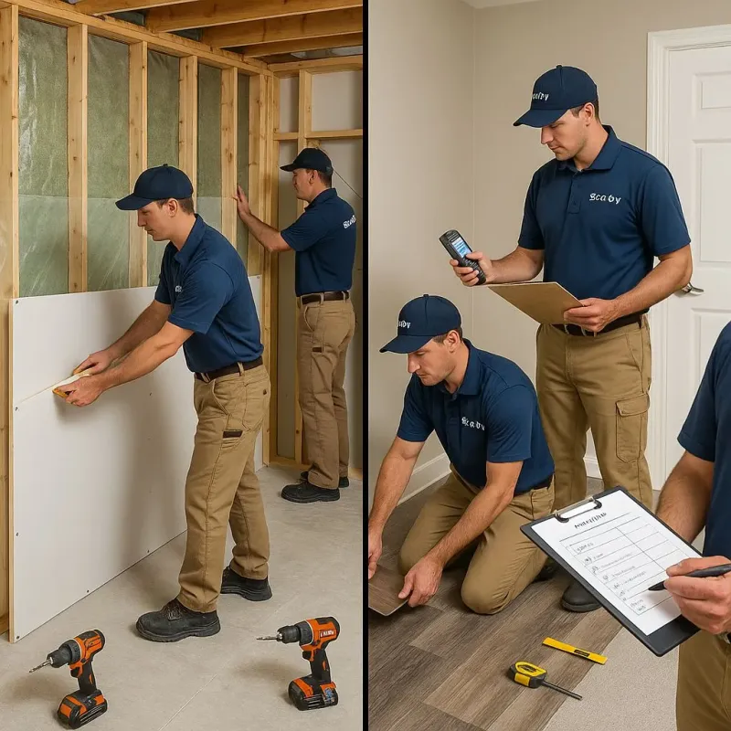 Repairs and Reconstruction process in New Boston, TX